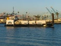 Cargo ship Catalina Provider transports freight between Santa Catalina Island and the Port of Los Angeles.