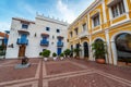 San Pedro Claver Plaza in Cartagena Royalty Free Stock Photo