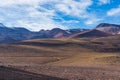 Mountains and arid valley at Atacama desert