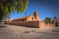 San Pedro de Atacama, Chile - Church in the historic center of San Pedro de Atacama, Chile Royalty Free Stock Photo