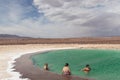 Baltinache Salty Lagoon Atacama Desert Chile Royalty Free Stock Photo