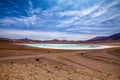 San Pedro de Atacama desert lake Royalty Free Stock Photo