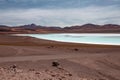 San Pedro de Atacama desert lake Royalty Free Stock Photo