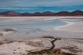 San Pedro de Atacama desert lake Royalty Free Stock Photo