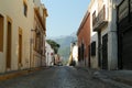 San Pedro Garza Garcia, Mexico - September 25, 2022: Beautiful view of city street with buildings