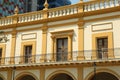 San Pedro Garza Garcia, Mexico - September 25, 2022: Exterior of beautiful Palacio Municipal building on sunny day