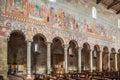 View at the decoration of Basilica San Pietro Apostolo - Italy
