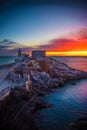 San Pietro Church in Porto Venere, Liguria, Italy Royalty Free Stock Photo