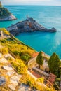 San Pietro Church in Porto Venere, Liguria, Italy Royalty Free Stock Photo