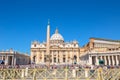 San Pietro Rome skyline Royalty Free Stock Photo