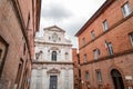 San Raimondo al Refugio is a Baroque style, Roman Catholic church located in the Terzo of Camollia of Siena, Tuscany, Italy Royalty Free Stock Photo