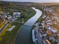 San River in Przemysl Royalty Free Stock Photo