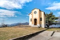San Rocco Church in Campagnano, Maccagno with Pino and Veddasca, Italy Royalty Free Stock Photo