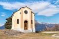 San Rocco Church in Campagnano, Maccagno with Pino and Veddasca, Italy Royalty Free Stock Photo