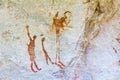 San rock art in Cederberg Mountains South Africa Royalty Free Stock Photo