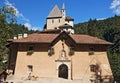 San Romedio sanctuary in Val di Non, Northern Italy Royalty Free Stock Photo