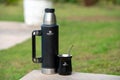 Typical Mate Stanley Infusion taken in Argentina, Uruguay, Paraguay and Brazil accompanied by the Stanley Thermos in the