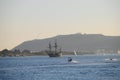 California Travels - San Salvador Historical Ship - San Diego Maritime Museum Royalty Free Stock Photo