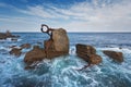 San Sebastian coastline landscape, Basque country, Spain.