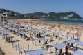 San Sebastian Concha Beach Royalty Free Stock Photo