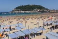 San Sebastian Concha Beach Royalty Free Stock Photo