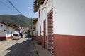 San Sebastian del Oeste Cobblestoned Streets in Jalisco Mexico Royalty Free Stock Photo