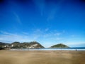 San Sebastian Donostia Bay View in North Spain City Royalty Free Stock Photo