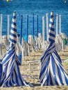 San Sebastian Donostia Beach scene in North Spain City Royalty Free Stock Photo