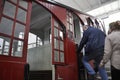 San Sebastian - Donostia, 14th april: Funicular Wagon from Mount Igueldo of Donostia- San Sebastian in Spain Royalty Free Stock Photo