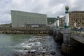 San sebastian - kursaal bridge Royalty Free Stock Photo