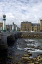 San sebastian - kursaal bridge Royalty Free Stock Photo