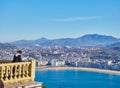 Balcony of the Monte Igueldo. San Sebastian, Basque Country. Spain Royalty Free Stock Photo