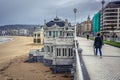 Beach in San Sebastian in Spain