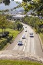 Cars on the highway