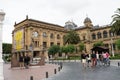 San Sebastian, Spain - september 1 2023 - San Sebastian City Hall at the waterside of town