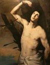 San sebastiano, the holy martyr, oil on canvas