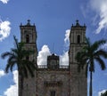 San Servacio Church in Valladolid, Yucatan, Mexico. Royalty Free Stock Photo