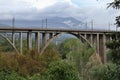 San Severino - Arcata del nuovo ponte ferroviario sul Mingardo