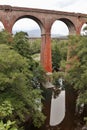 San Severino - Arcate del ponte ferroviario sul Fiume Mingardo