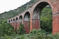 San Severino - Arcate del ponte ferroviario sul Mingardo