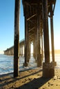 San Simeon pier with waves, near Hearst Castle, California, USA