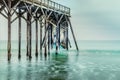 San Simeon pier on the William Randolph Hearst Memorial beach, California