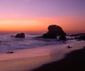 San Simeon Sunset Royalty Free Stock Photo