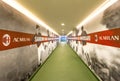 San Siro stadium corridors