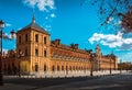 San Telmo`s Palace in the downtown of Seville, Spain