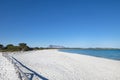 San teodoro, Sardinie-17-19-2021-Beautiful white sandy beach. Royalty Free Stock Photo