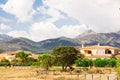 SAN TEODORO, Traditional holiday villa houses on beach, Sardinia island, Italy Royalty Free Stock Photo