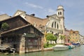 San Trovaso canal Royalty Free Stock Photo