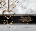 San Valentines Day background for dinner invitations