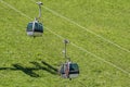 The San Valentino alla Muta cableway which, in the summer season, transports people and bicycles to Cima Pian del Lago